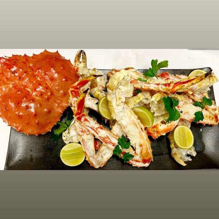 King crab by Maya Jah. Superbe. 
#foodsecurity #seafood #mayajah #mayajahmonaco #monacolife #monaco🇮🇩 #chef #cheflife